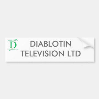 ADESIVO PARA CARRO TELEVISÃO LTD DE DIABLOTIN