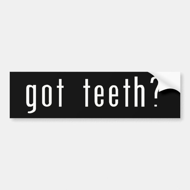 Adesivo Para Carro Tem Dentes? (Frente)