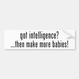 Adesivo Para Carro tem inteligência? então faça mais bebês!