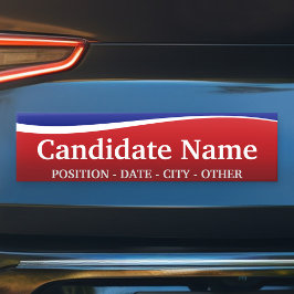 Adesivo Para Carro Tema Político - Personalize Este Autocolante!