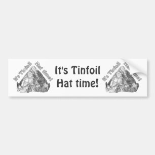 Adesivo Para Carro Tempo do chapéu do Tinfoil