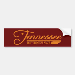 Adesivo Para Carro Tennessee (estado de meus)