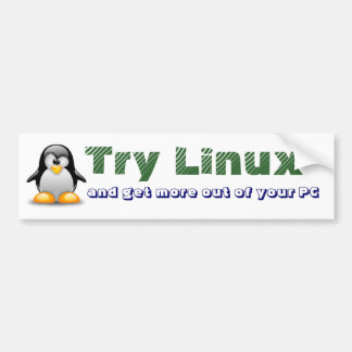 Adesivo Para Carro Tentativa Linux