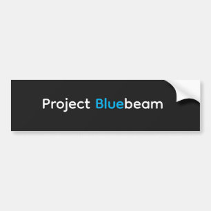 Adesivo Para Carro Teoria da Conspiração do Projeto Blue Beam