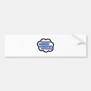 Adesivo Para Carro Terapista de Massagem. Vivendo O Sonho