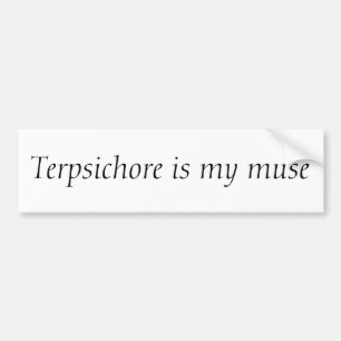 Adesivo Para Carro Terpsichore é meu musa