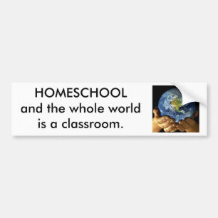 Adesivo Para Carro Terra em nossas mãos, HOMESCHOOL