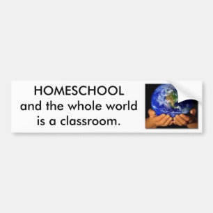 Adesivo Para Carro Terra em nossas mãos, HOMESCHOOL