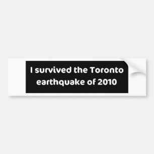 Adesivo Para Carro TERREMOTO Toronto