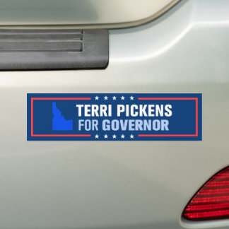 Adesivo Para Carro Terri Pickens para Governadora de Idaho