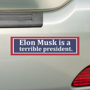 Adesivo Para Carro Terrível Presidente