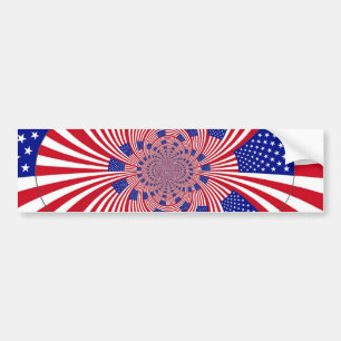 Adesivo Para Carro Teste padrão da bandeira americana