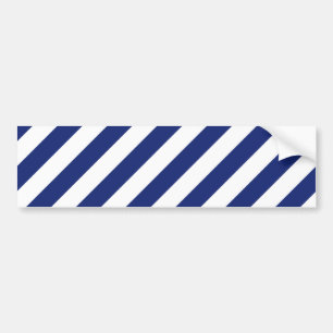 Adesivo Para Carro Teste padrão diagonal do azul marinho e o branco