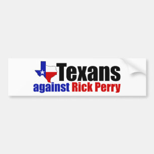 Adesivo Para Carro Texans contra Rick Perry