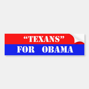 Adesivo Para Carro Texans para obama