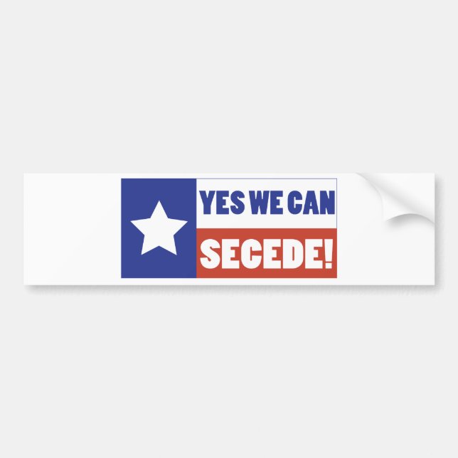 Adesivo Para Carro Texas Secede (Frente)