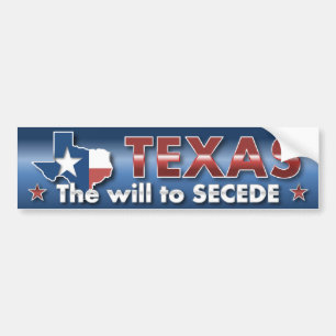 Adesivo Para Carro TEXAS: Vontade A SECEDE
