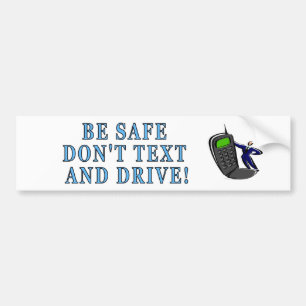 Adesivo Para Carro Texting e condução