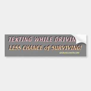 Adesivo Para Carro TextingWhileDriving?