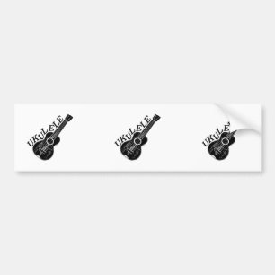 Adesivo Para Carro Texto E Imagem Do Ukulele