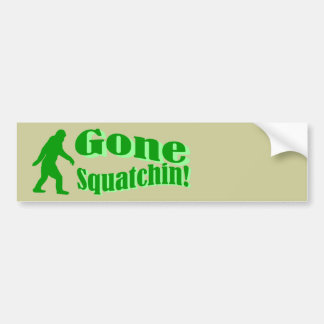 Adesivo Para Carro Texto ido verde do slogan do squatchin