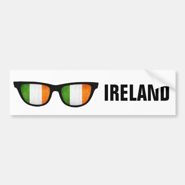 Adesivo Para Carro Texto personalizado do Irish Shades e protetor de  (Frente)