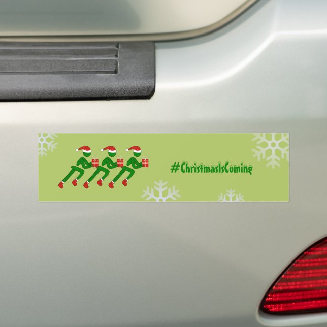 Adesivo Para Carro Texto personalizado dos atletas de Natal verde (No carro)
