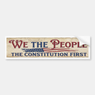 Adesivo Para Carro The Constitution First 