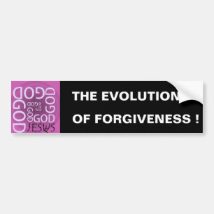 ADESIVO PARA CARRO THE EVOLUTION, OF FORGIVENESS