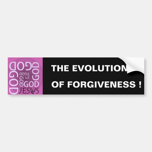 ADESIVO PARA CARRO THE EVOLUTION, OF FORGIVENESS (Frente)