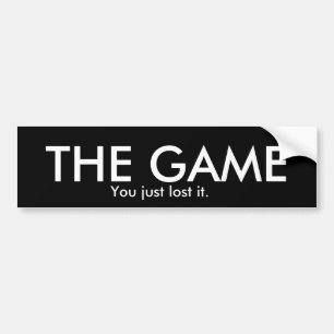 ADESIVO PARA CARRO THE GAME