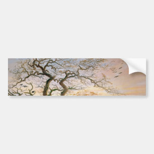 Adesivo Para Carro The Tree of Crows (por Caspar David Friedrich)