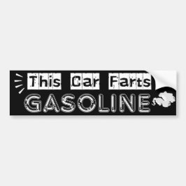 Adesivo Para Carro This Car Farts Gasoline Witty Joke