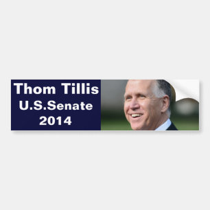 Adesivo Para Carro Thom Tillis para o Senado dos E.U.