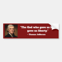 Thomas Jefferson Life Liberty Cote Apontado