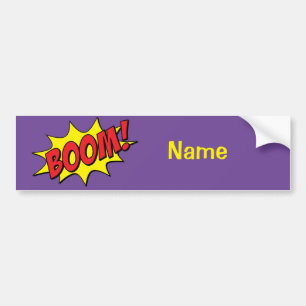 Adesivo Para Carro Thunder_Cove do Boom do Cartoon