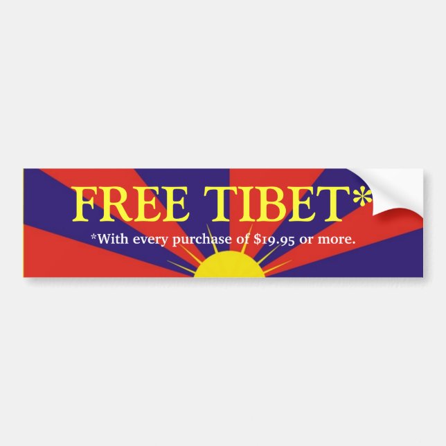 ADESIVO PARA CARRO TIBET* LIVRE (Frente)