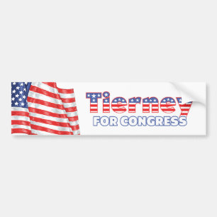 Adesivo Para Carro Tierney para a bandeira americana patriótica do