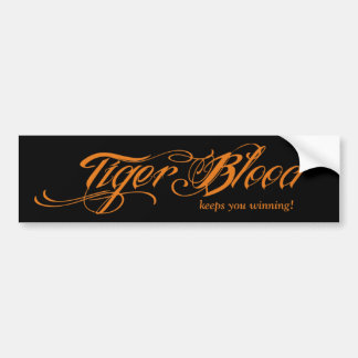 Adesivo Para Carro Tiger Blood (mantém você ganhando!)