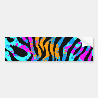 Adesivo Para Carro Tigre Corey Tiger 80s Pintura Salpicada Listras de