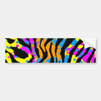 Adesivo Para Carro Tigre de Tigre de Pintura Splatter 80s