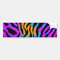 Tigre de Tigre de Pintura Splatter 80s