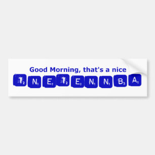 Adesivo Para Carro TNETENNBA - Bom dia