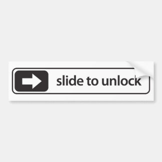 Adesivo Para Carro to slide unlock aufkleber - auto sticker -