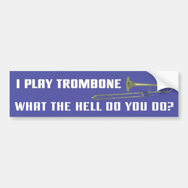 Adesivo Para Carro Toco Trombone (Frente)