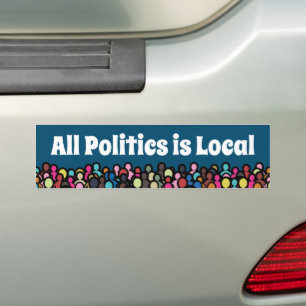 Adesivo Para Carro Toda Política é Local