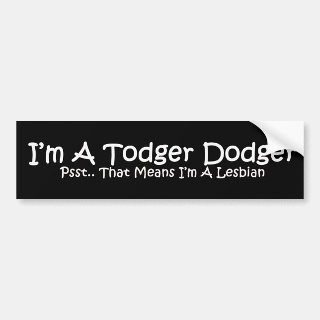 Adesivo Para Carro Todger Dodger (Frente)