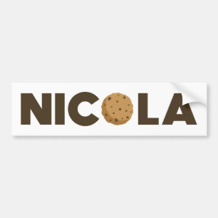 Adesivo Para Carro Tólvora para-choques de biscoito Nicola
