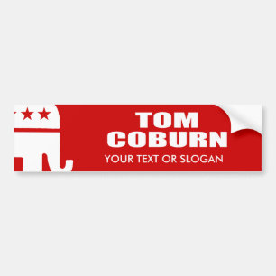 ADESIVO PARA CARRO TOM COBURN PARA O SENADO