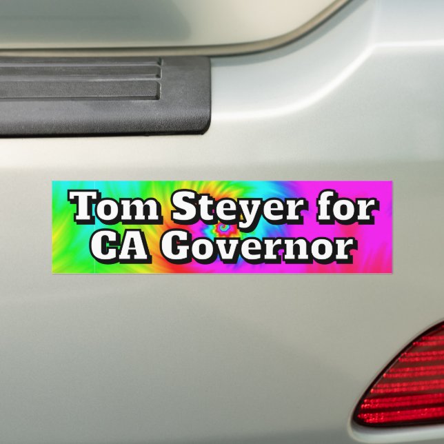 Adesivo Para Carro Tom Steyer for CA Governor  (No carro)